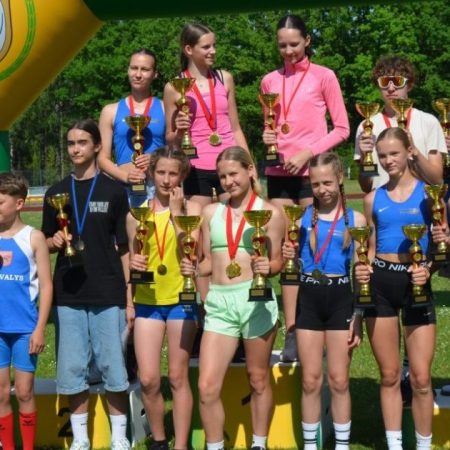 Lengvaatletė A. Mackevičiūtė varžybų rekordą