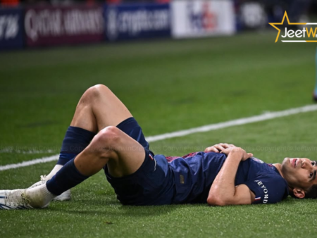 Achrafas Hakimi nepateko į Miuncheno „Bayern“ UCL susidūrimą
