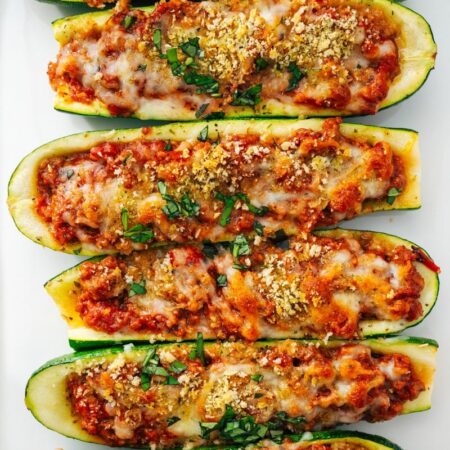 Stuffed Zucchini Boats