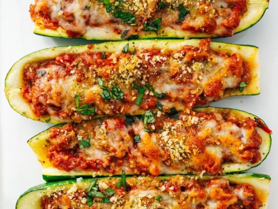 Stuffed Zucchini Boats