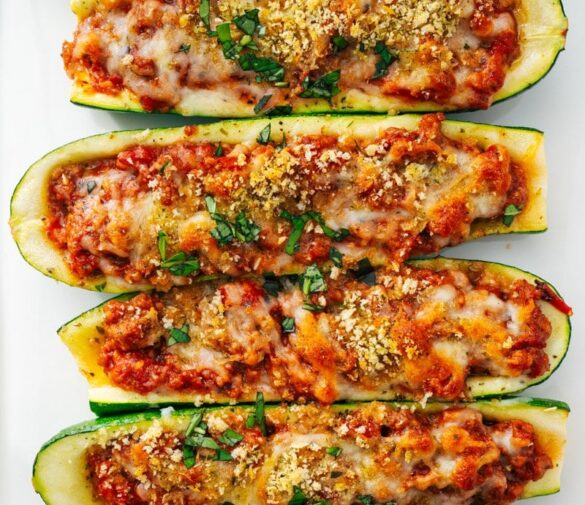 Stuffed Zucchini Boats
