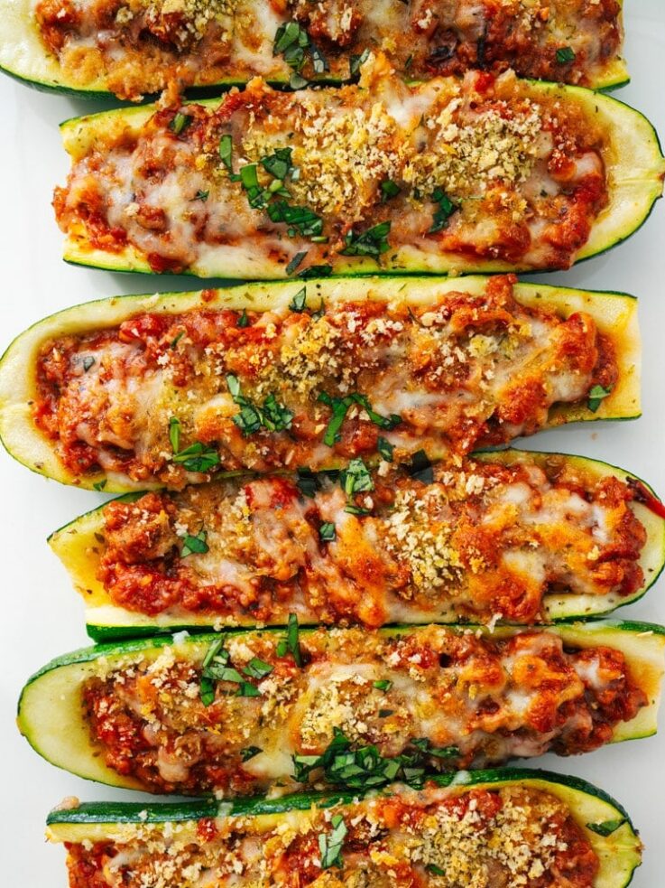 Stuffed Zucchini Boats