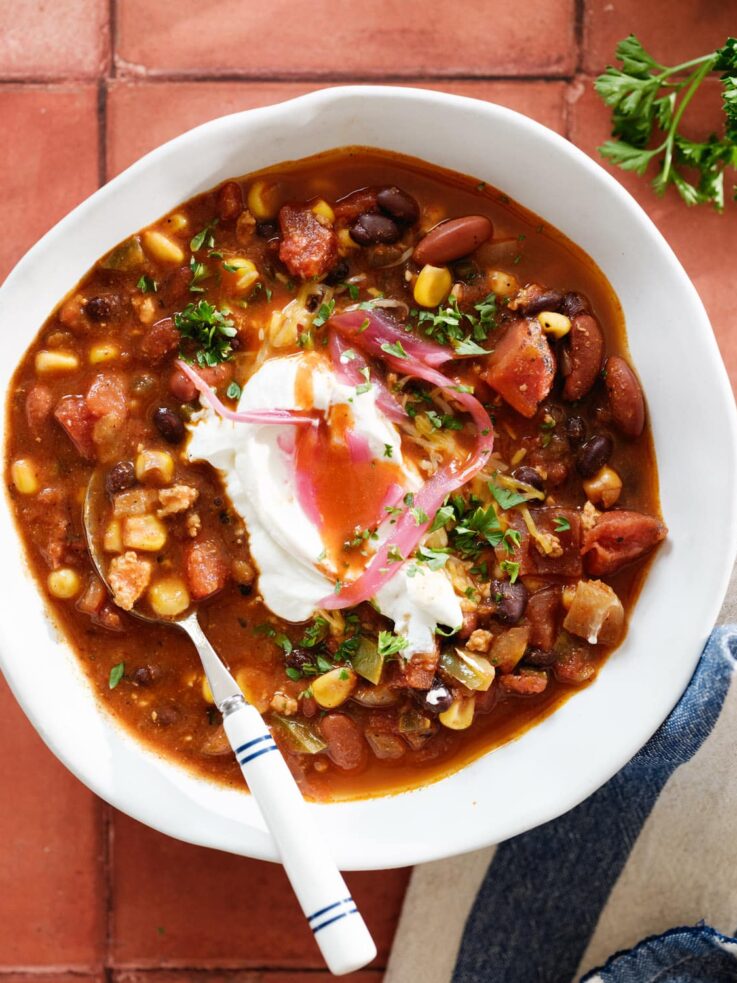 Easy Ground Chicken Chili